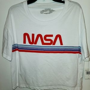 NASA Stripe Crop Top